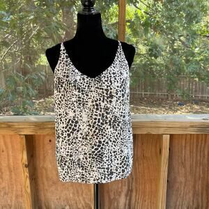 Banana Republic Women's Animal Print Sleeveless Cami Top Size S. NEW